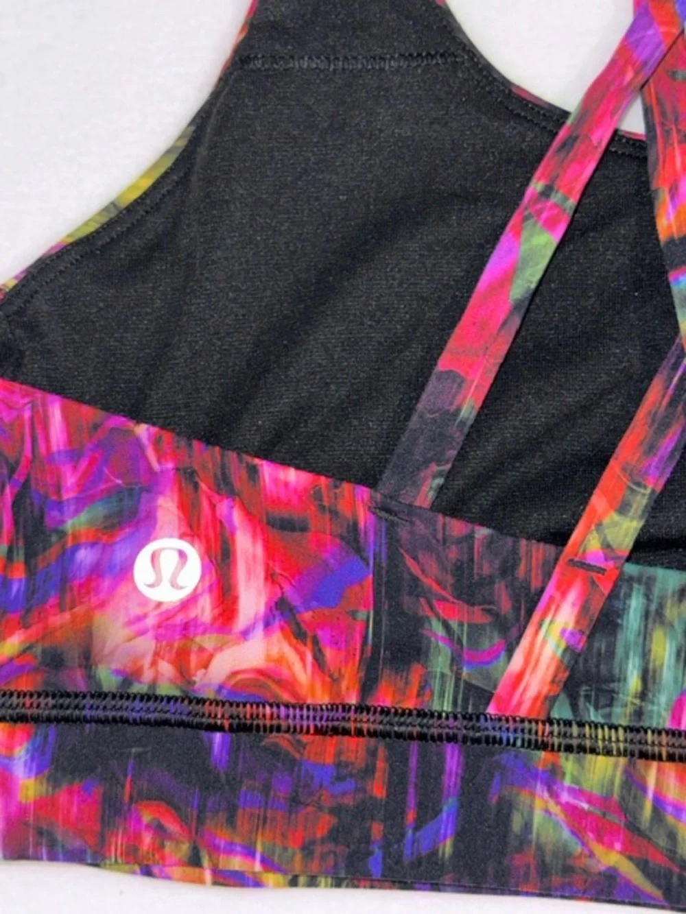 lululemon athletica Multicolor Purple-Pink Sports Bra